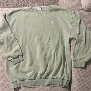 Nike Girl’s Soft Green Crewneck Sweatshirt